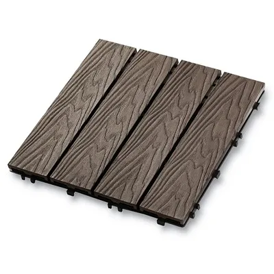 Carreaux de terrasse en verrouillage composite extérieur